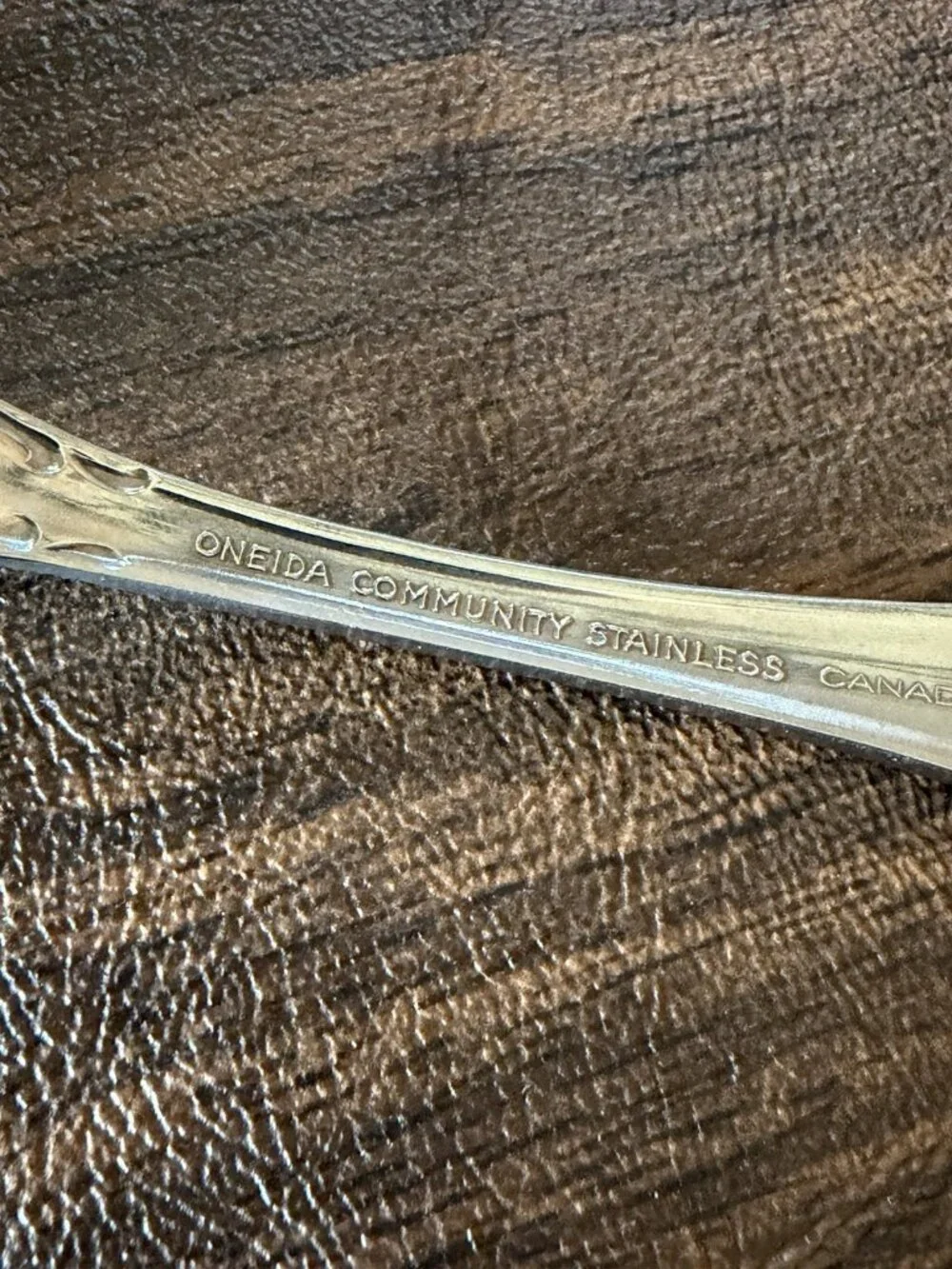 Set of 4 Oneida Community Chatelaine Stainless Solid Serving Spoons Flatware